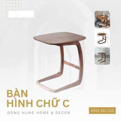 Bàn lười hình chữ C