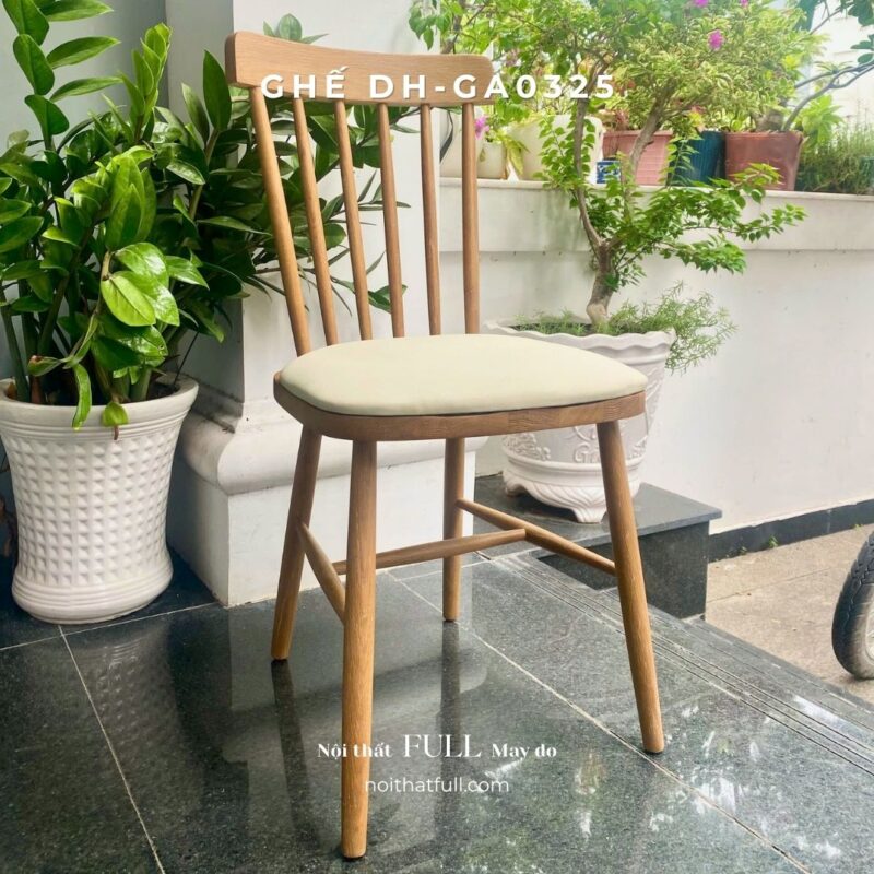 Ghế ăn DH - GA0325 – Gỗ tự nhiên bọc da cao cấp
