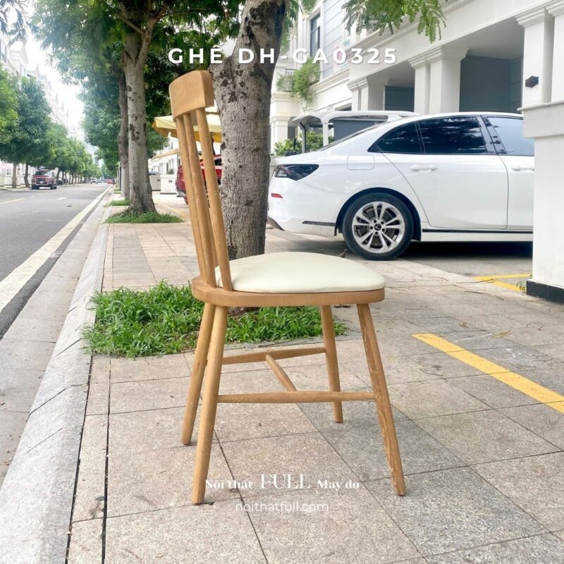 Ghế ăn DH - GA0325 – Gỗ tự nhiên bọc da cao cấp
