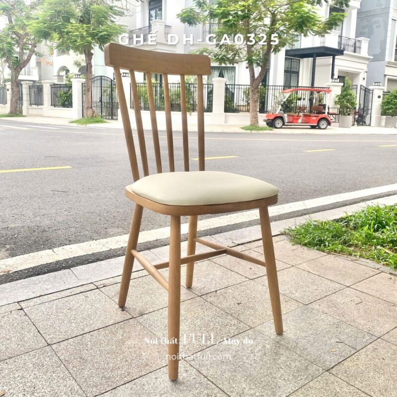 Ghế ăn DH - GA0325 – Gỗ tự nhiên bọc da cao cấp