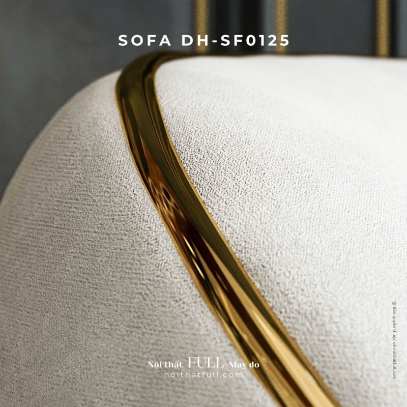 Sofa DH - SF0125 – Ghế Sofa Vải Bố May Đo Theo Yêu Cầu, Thiết Kế Hiện Đại, Giá Tốt
