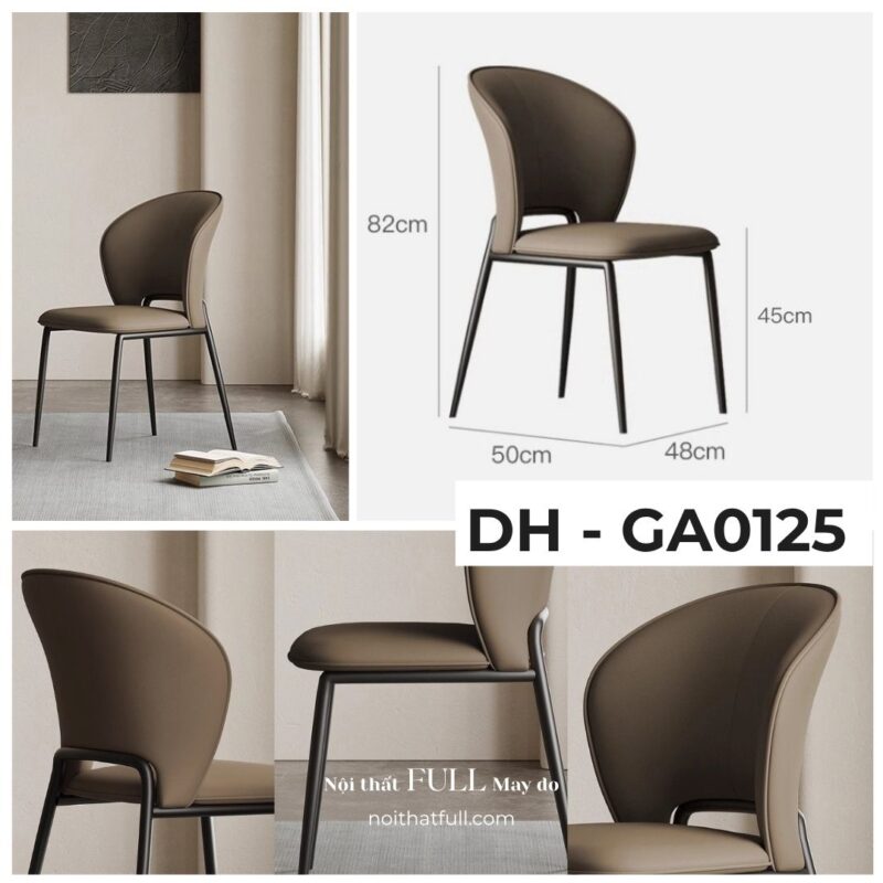 GHẾ DA NHẬP DH – GA0125 – TINH TẾ, HIỆN ĐẠI CHO MỌI KHÔNG GIAN