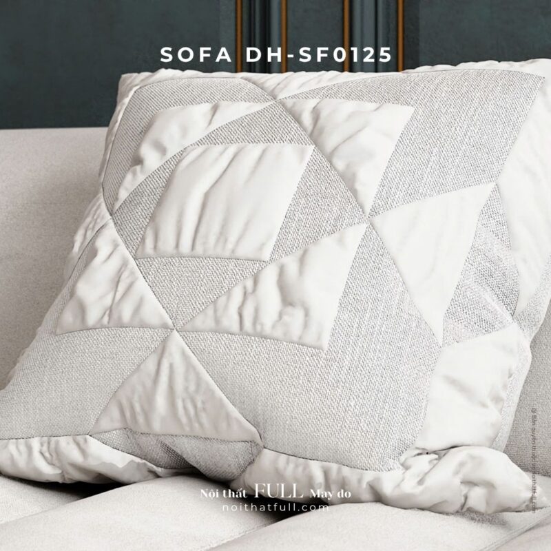 Sofa DH - SF0125 – Ghế Sofa Vải Bố May Đo Theo Yêu Cầu, Thiết Kế Hiện Đại, Giá Tốt