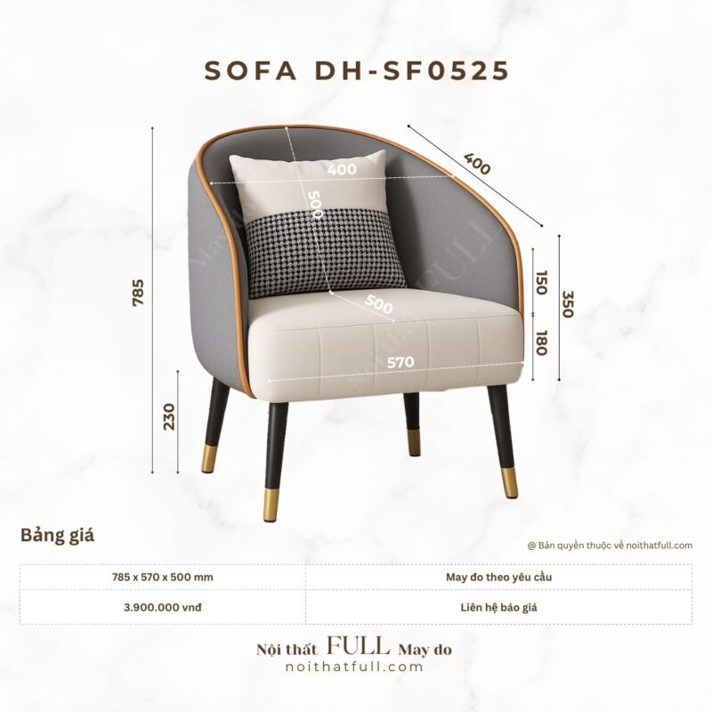 Ghế Sofa DH - SF0525