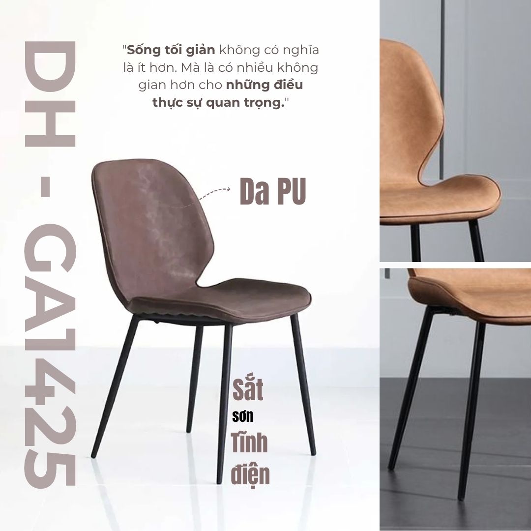Ghế ăn da PU DH-GA1425 Ghế ăn da PU DH-GA1425