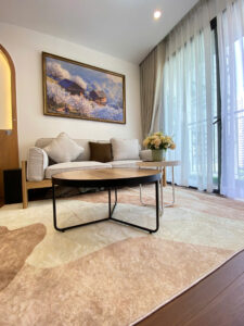 Thảm Trải Sàn Lông Cừu Họa Tiết Trừu Tượng Bắc Âu – Sang Trọng, Tối Giản