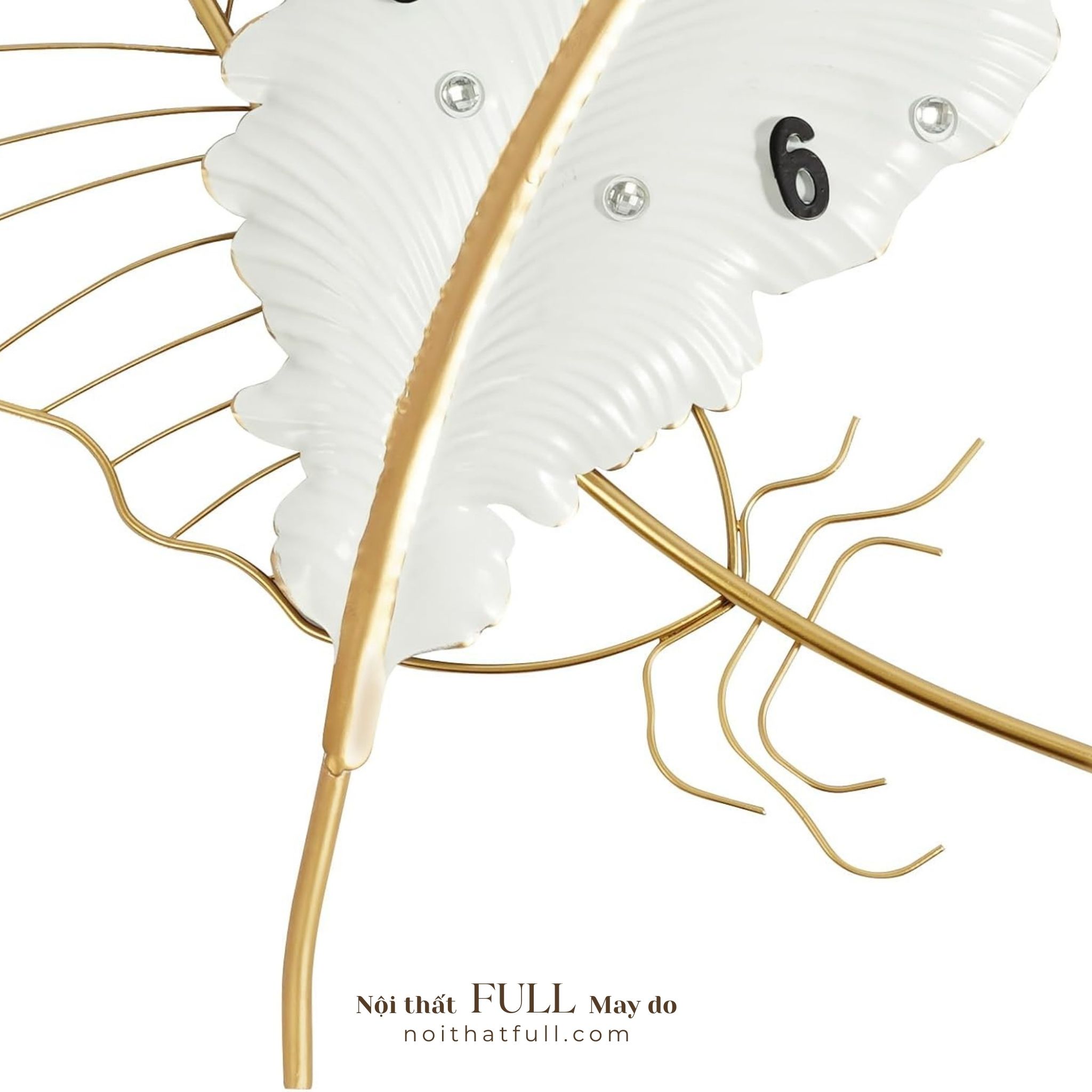 Đồng hồ Treo Tường Hình Lông Vũ YUYFCC Đồng hồ Treo Tường Hình Lông Vũ YUYFCC