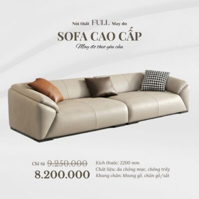 Sofa Da Chống Mực Cao Cấp