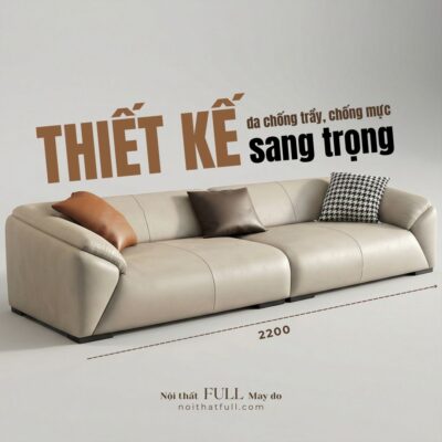 Sofa Da Chống Mực Cao Cấp