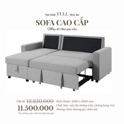 Sofa giường cao cấp may đo theo yêu cầu