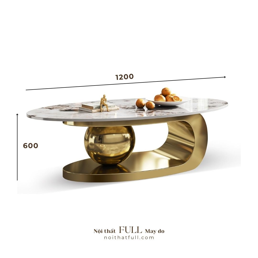 Bàn trà inox mạ PVD vàng cao cấp Bàn trà inox mạ PVD vàng cao cấp