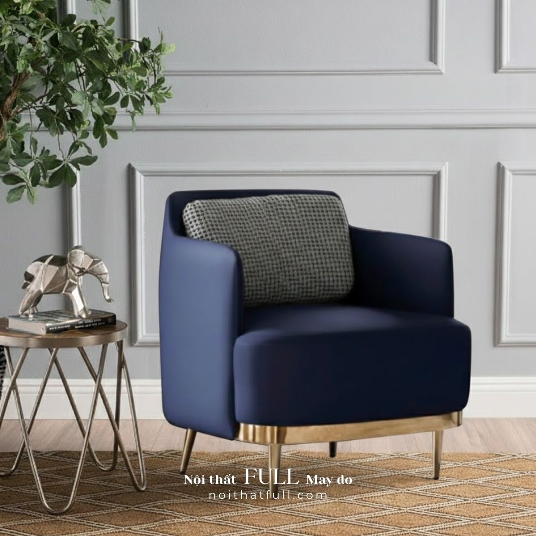 Sofa cao cấp xanh navy Sofa cao cấp xanh navy