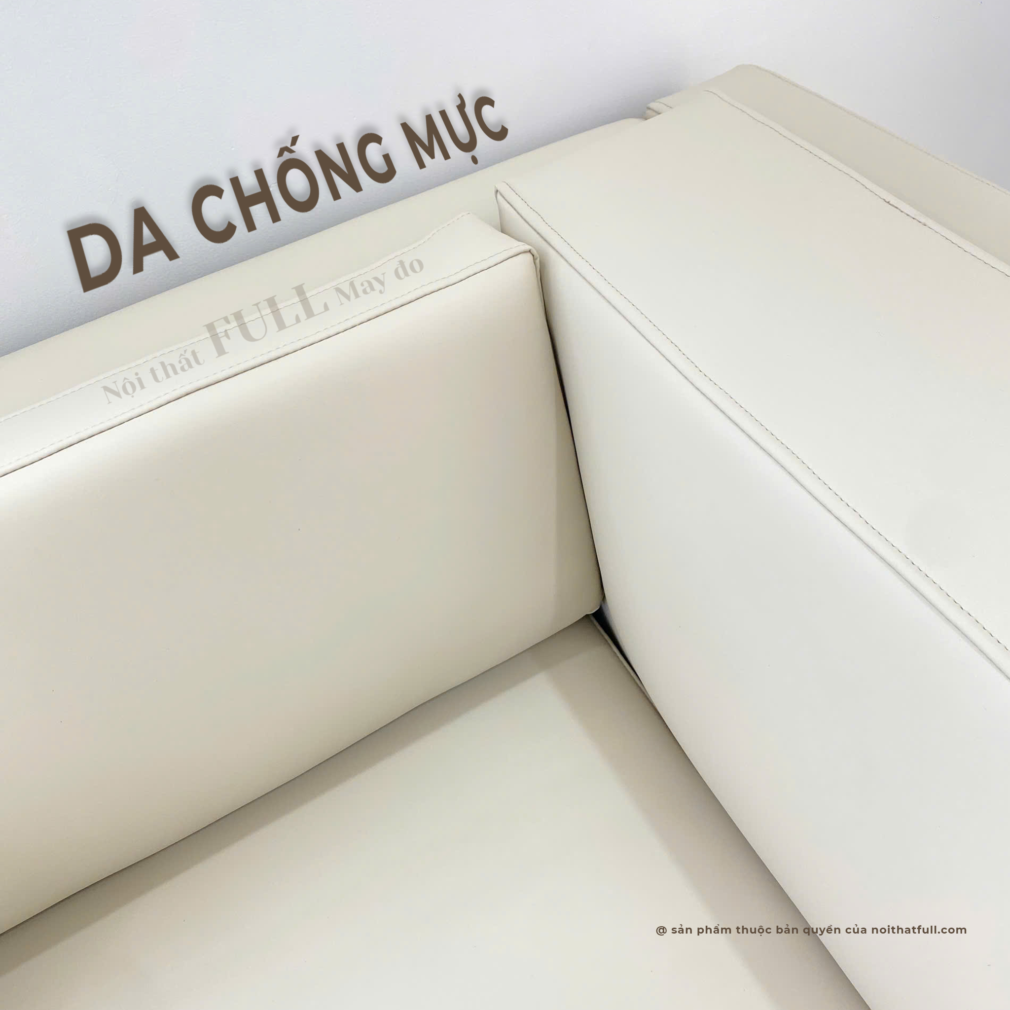 Sofa L da chống mực chân sắt mạ titan cao cấp – lựa chọn tối ưu cho không gian sống hiện đại Sofa L da chống mực chân sắt mạ titan cao cấp – lựa chọn tối ưu cho không gian sống hiện đại