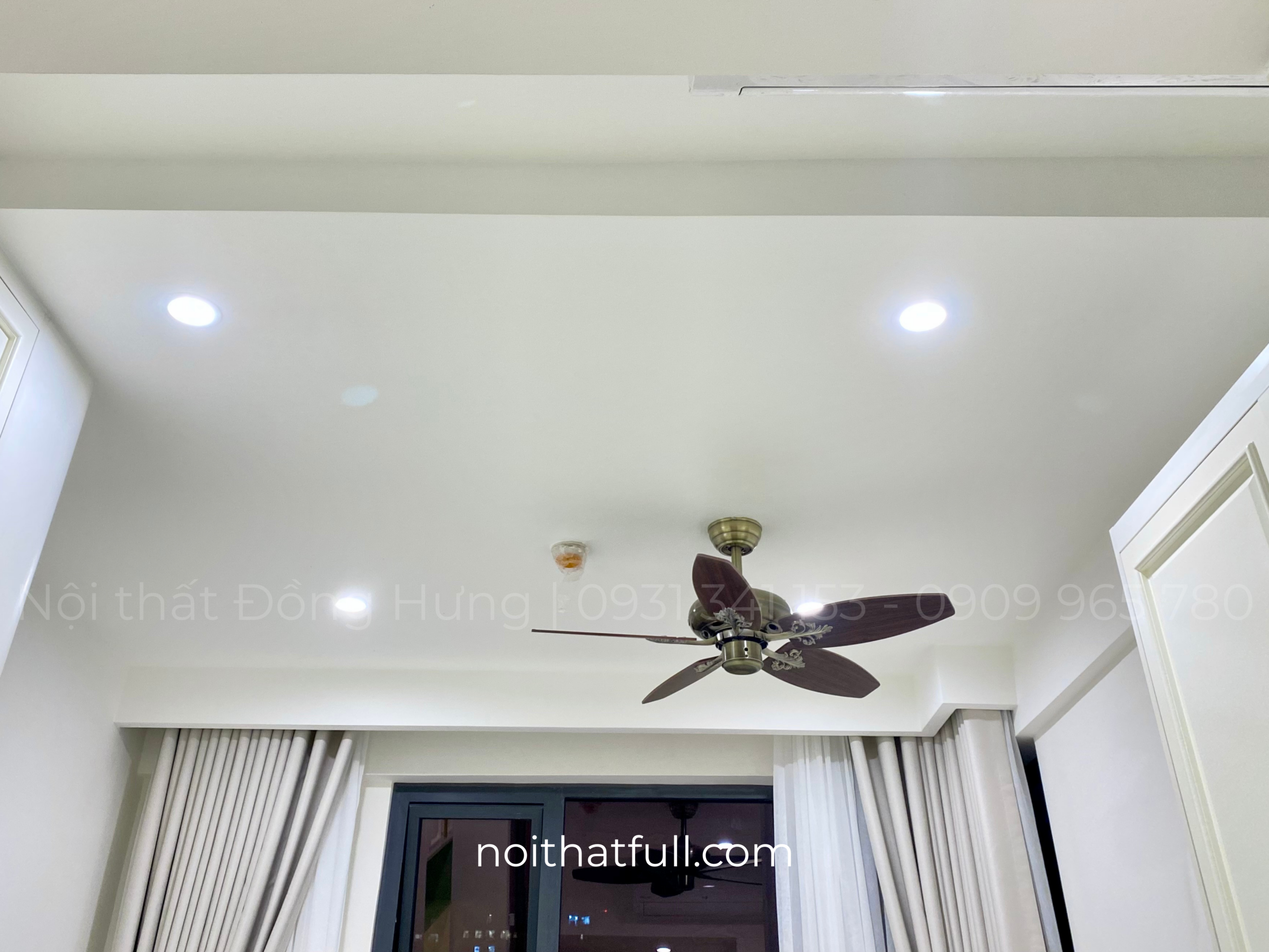 Quạt trần cánh gỗ cổ điển | DH-QT003 Quạt trần cánh gỗ cổ điển | DH-QT003
