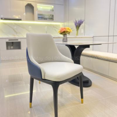 Ghế ăn chân gỗ mẫu 2 lưng | DH-GA016