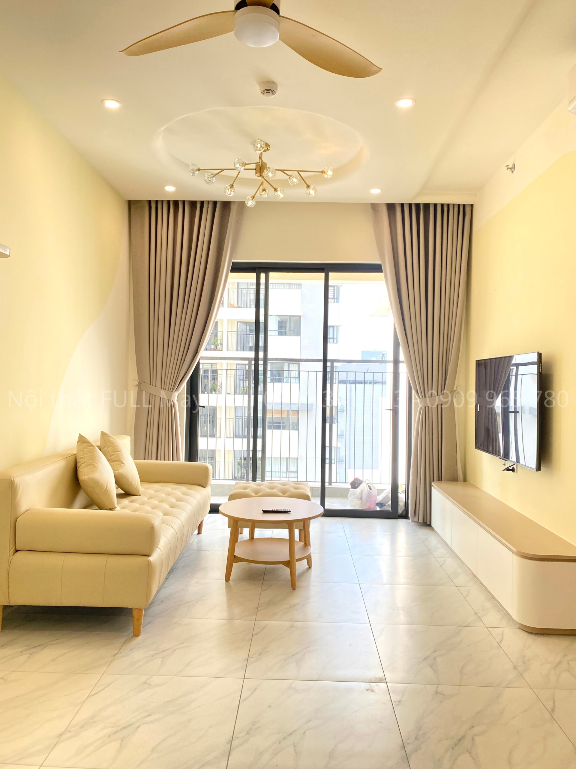 Sofa đơn đính nút da chống mực | DH-SF016 Sofa đơn đính nút da chống mực | DH-SF016