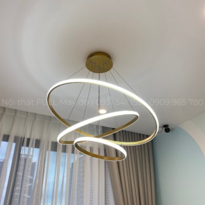 Đèn thả trần 3 vòng 3 chế độ sáng | DH-DTT003