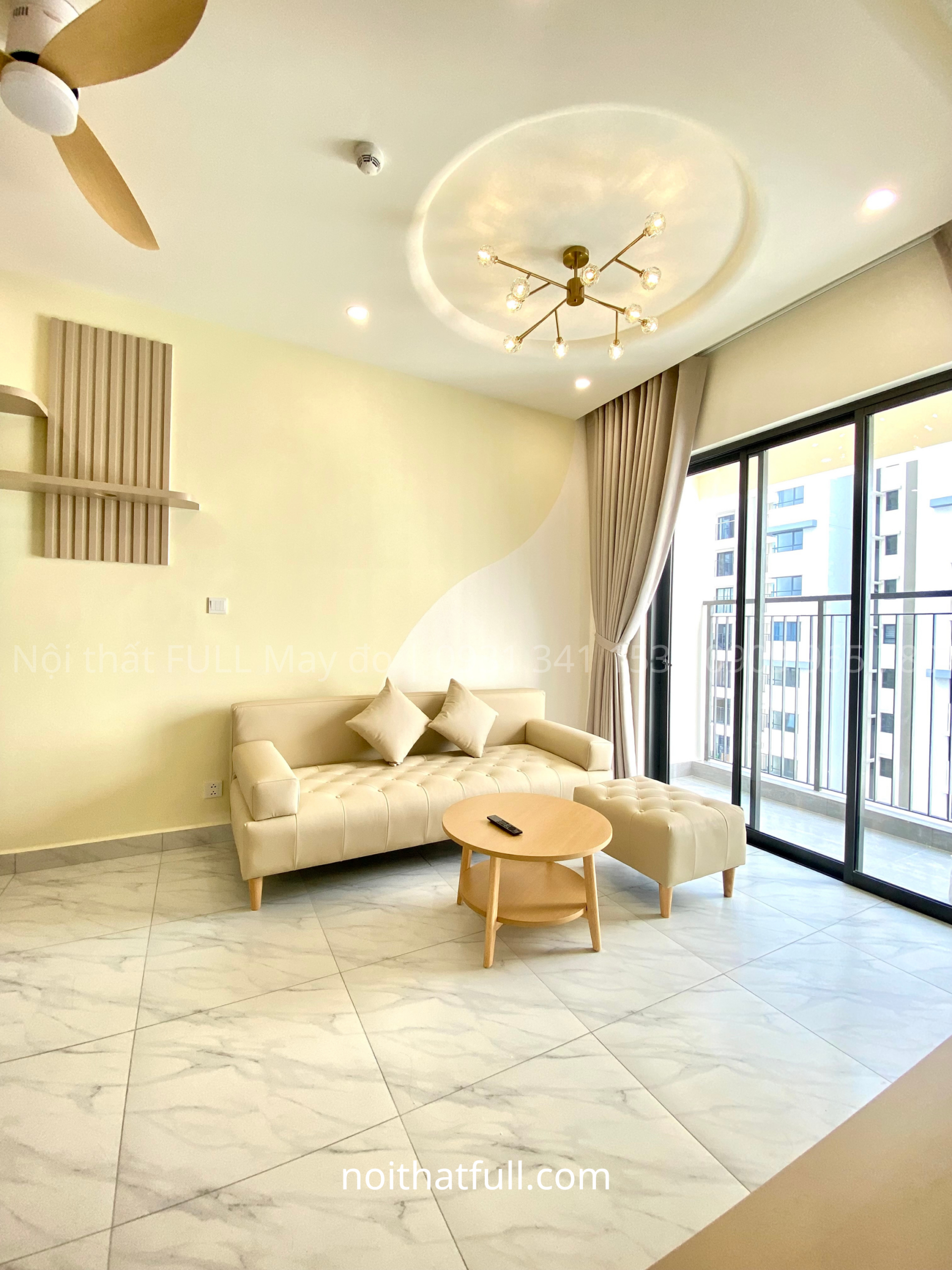 Sofa đơn đính nút da chống mực | DH-SF016 Sofa đơn đính nút da chống mực | DH-SF016