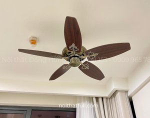Quạt trần cánh gỗ cổ điển | DH-QT003