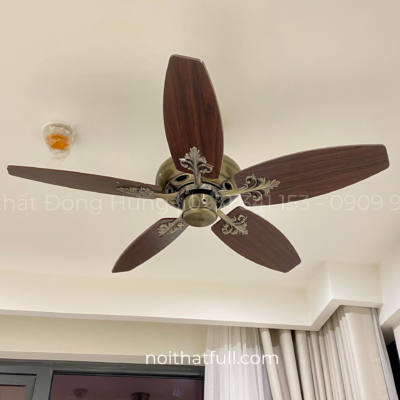 Quạt trần cánh gỗ cổ điển | DH-QT003