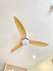 Quạt sát trần 3 cánh led 3 màu | DH-QT001
